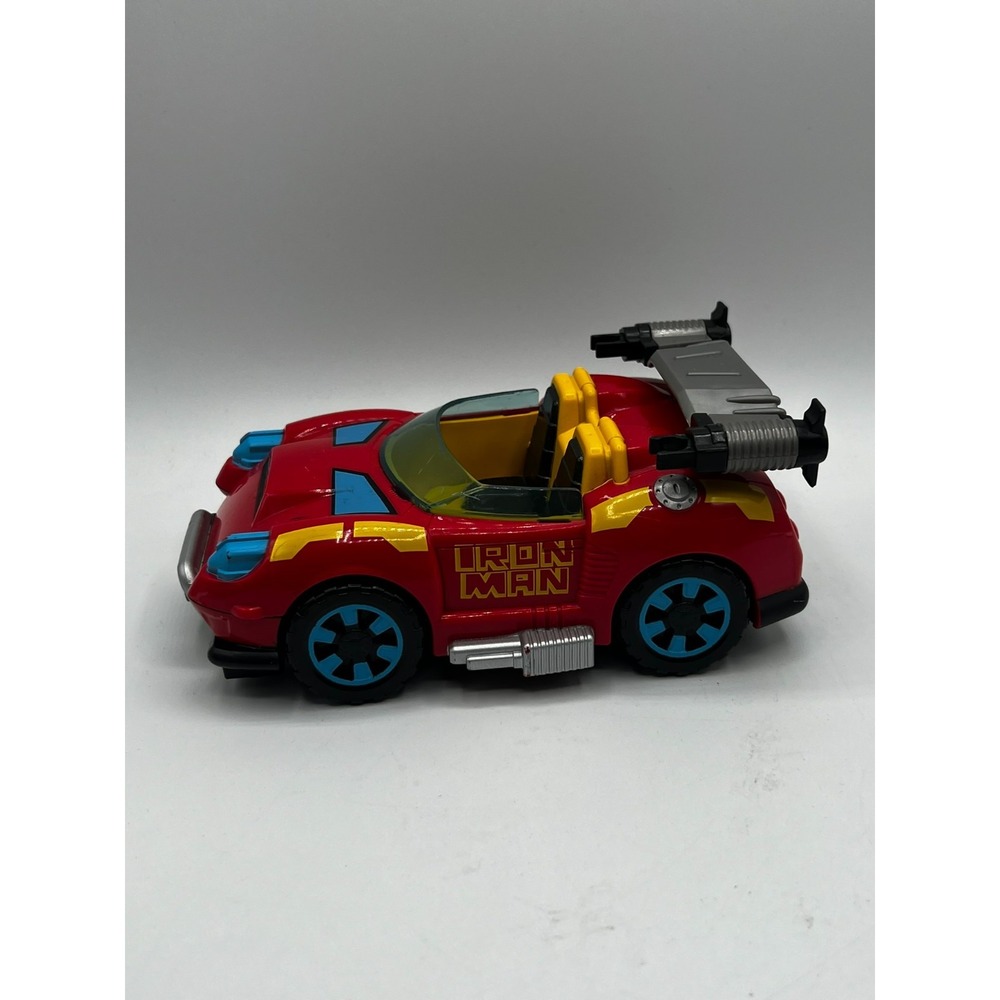 Marvel Iron Man's HOVER CAR Vehicle Super Hero Squad Loose Incomplete - Picture 10 of 14